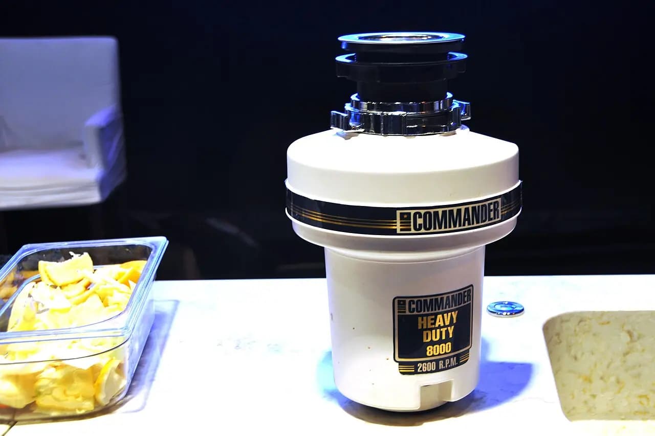 A kitchen garbage-disposal unit